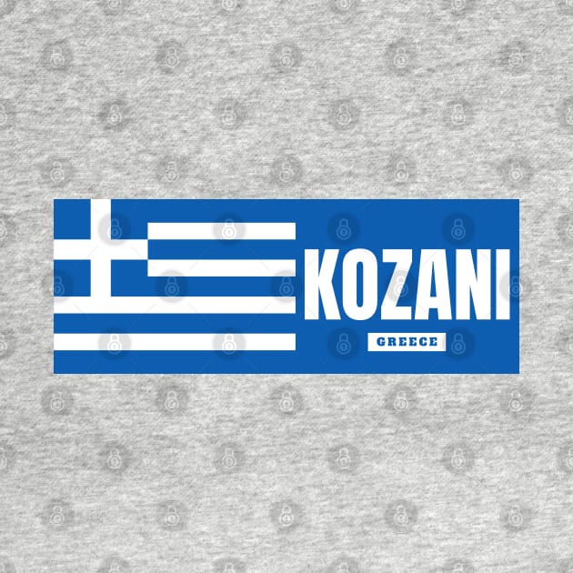 Kozani City with Greek Flag by aybe7elf